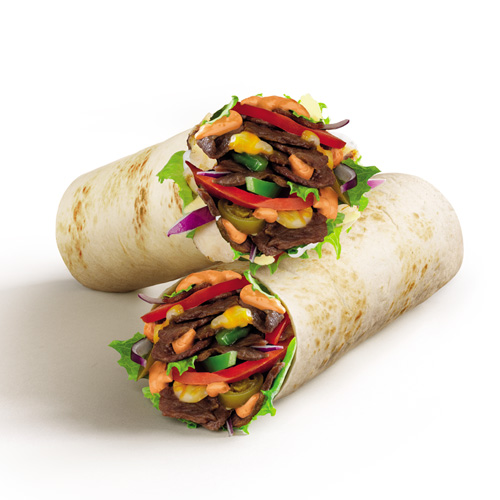 Wrap Steak Cheese Subway